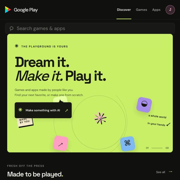 Google play ai