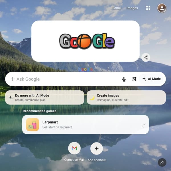 Google Simulation concept