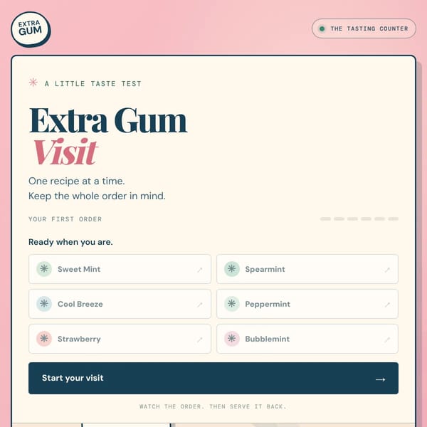 Extra Gum Visit
