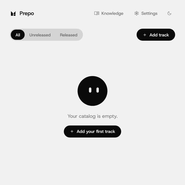 Prepo - Music Release Assistant [No AI]