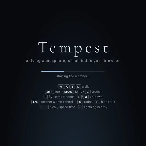 Tempest: Immersive Weather Sim