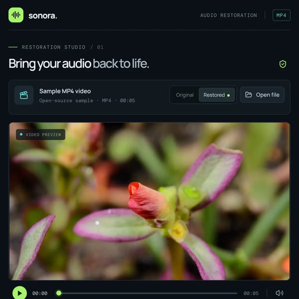 Audio Restoration