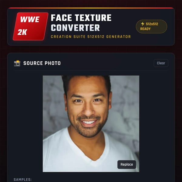 WWE 2K FACE PHOTO UPLOADER!
