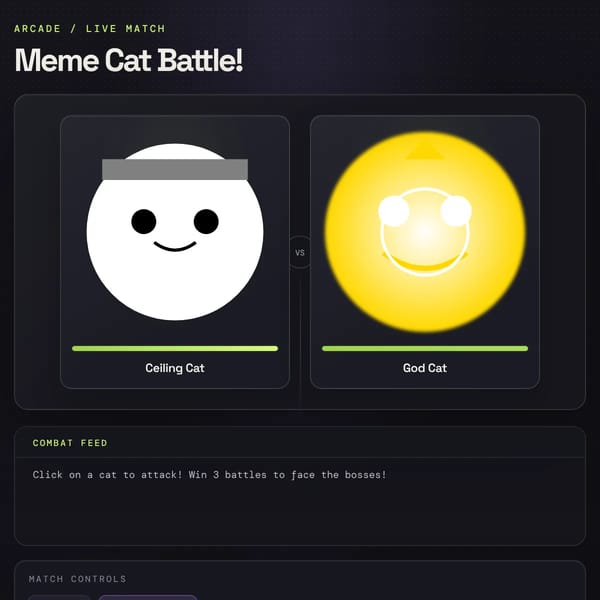 Meme Cat Battle!