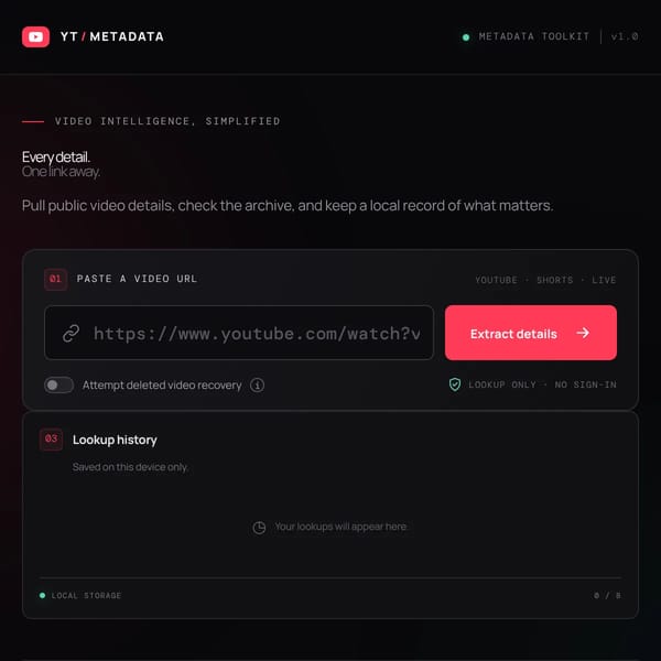 YT Metadata