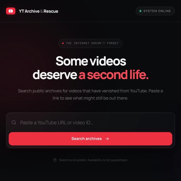 YT Archive & Rescue