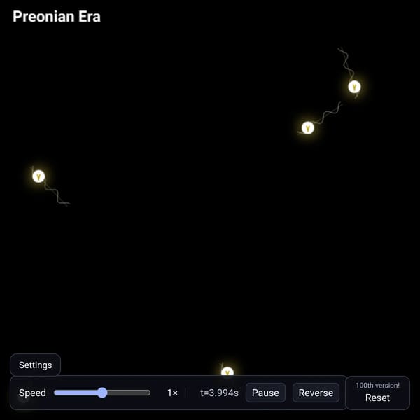 some simulation of the universe thingy