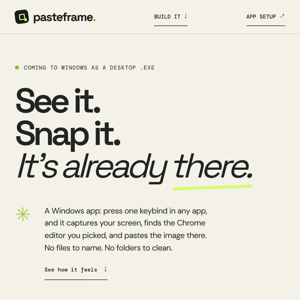 Pasteframe