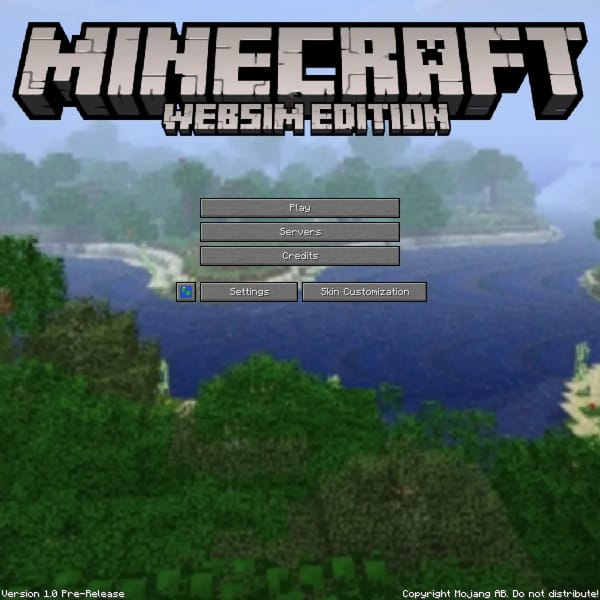 Minecraft Websim Edition