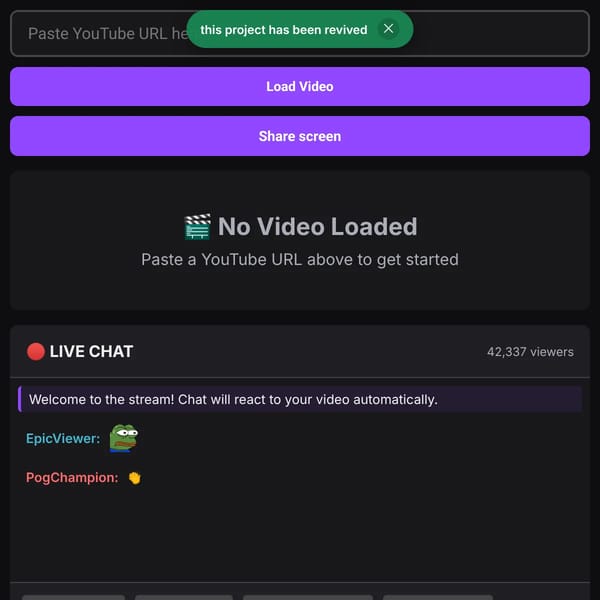 Twitch Chat Reactor