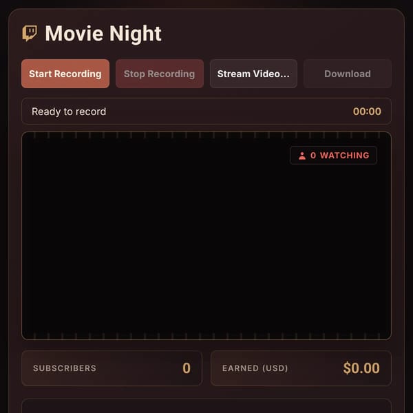 Streaming Simulator