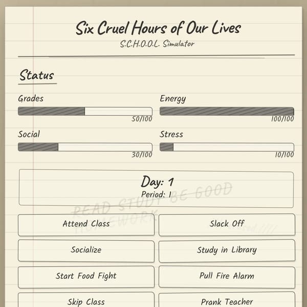 S.C.H.O.O.L. Simulator