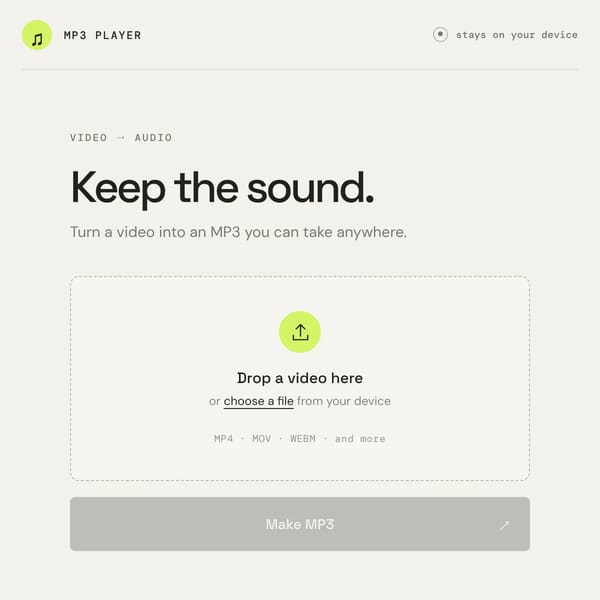 Video to MP3