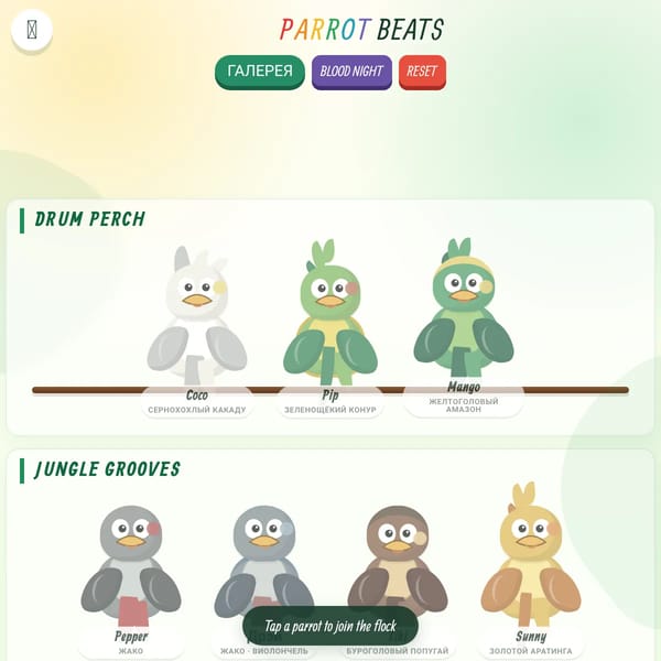 Parrotki, Another parody of sprunki
