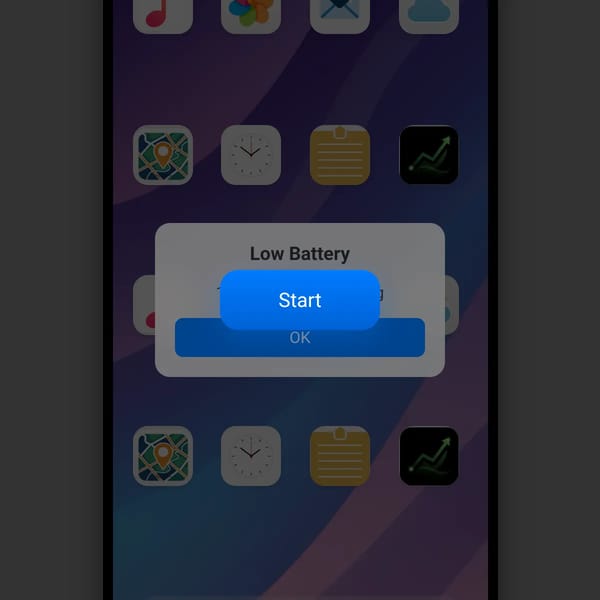 Phone at 1%