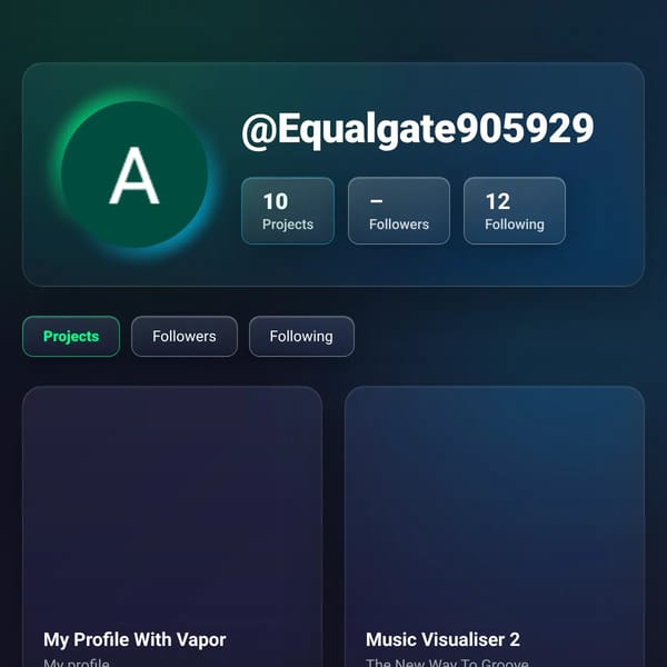 My Profile With Vapor