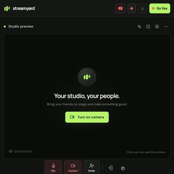 StreamYard Live