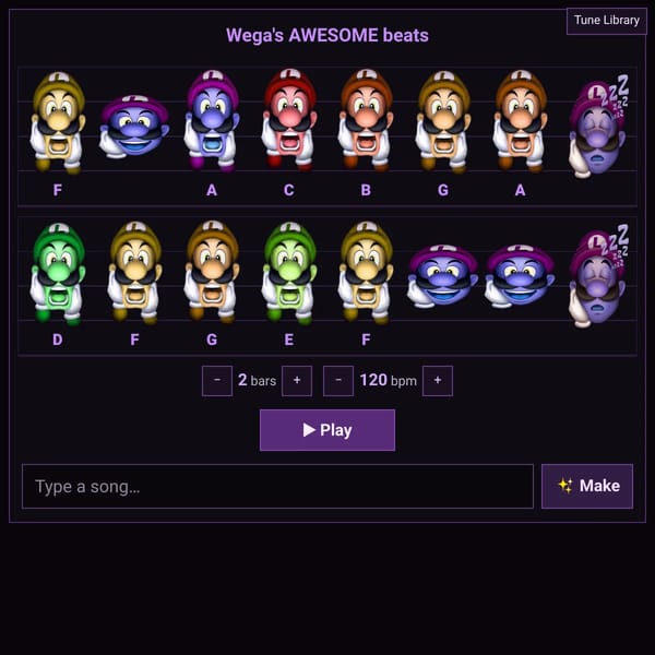 Wegas AWESOME beats