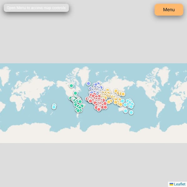 World Map - Regions & Sound