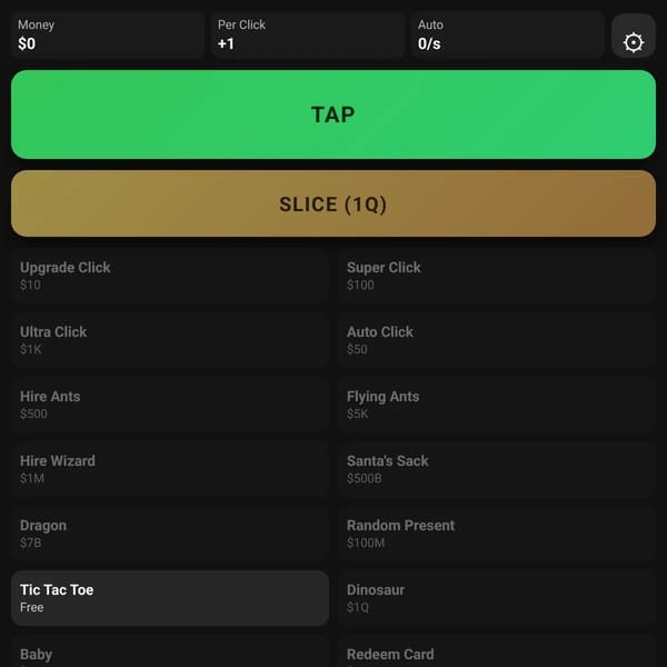 Sloppy clicker