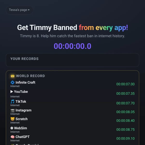 Ban Timmy From Every App Forever