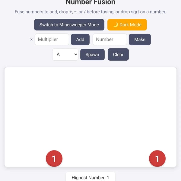 Number Fusion