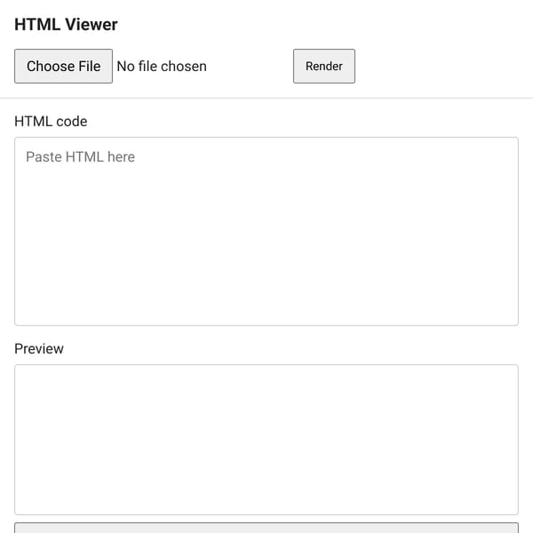 Simple HTML Viewer