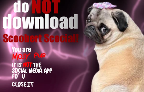 Don't Download Twitter (Scoobert edition)