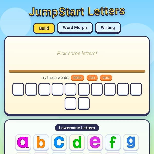 JumpStart Letters