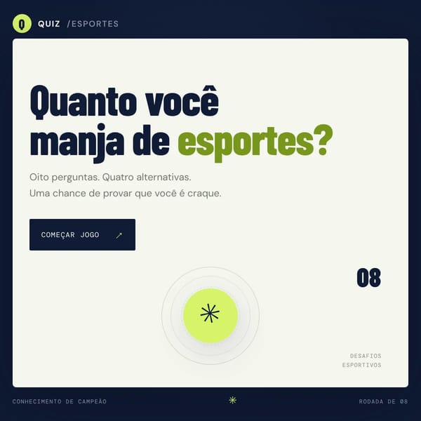 Quiz de Esportes