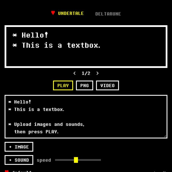 text box maker but english
