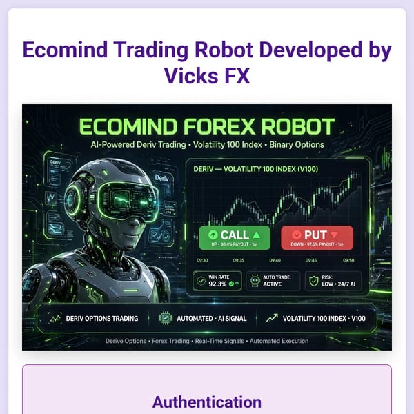Automated Forex/Synthetic Trading Robot