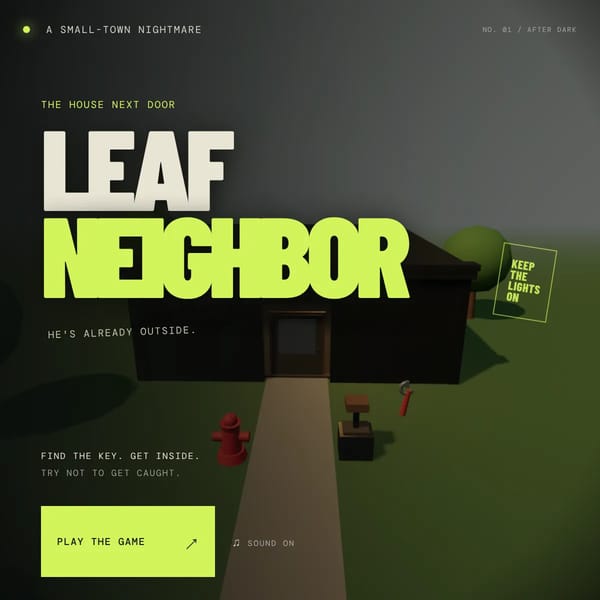 Leaf Neighbor House 3D