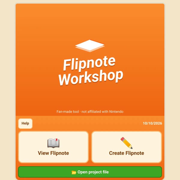 Flipnote Workshop!