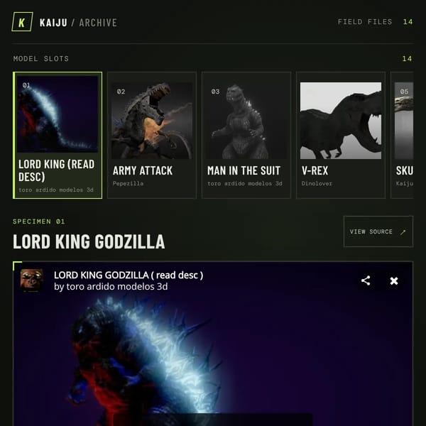 Kaiju Viewer