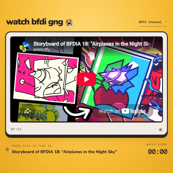 watch bfdi gng