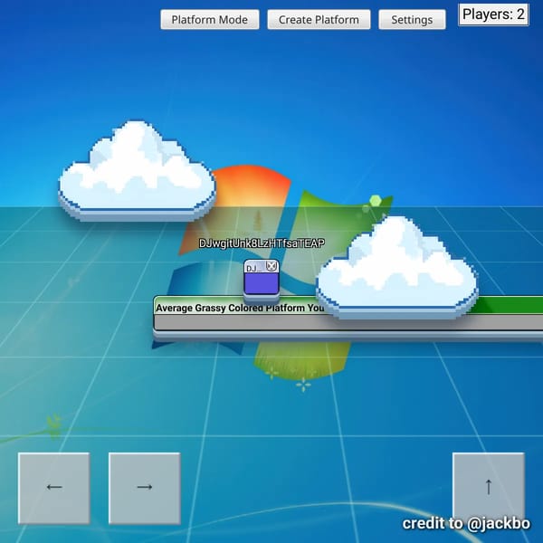 Windows 7 Platformer