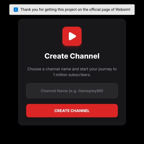 YouTuber Tycoon Simulator