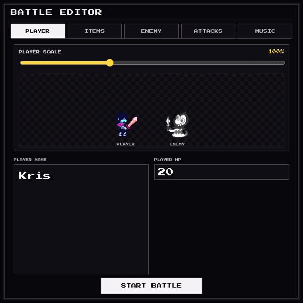 Deltarune battle maker