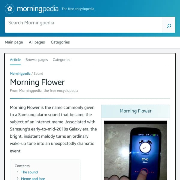 Morningpedia