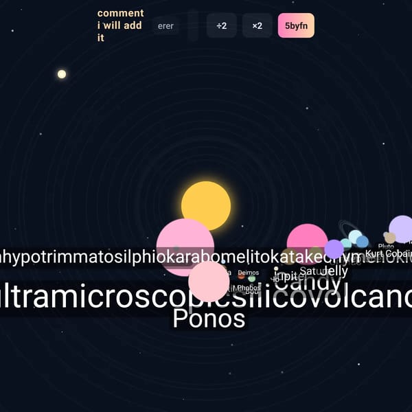 2D Solar System