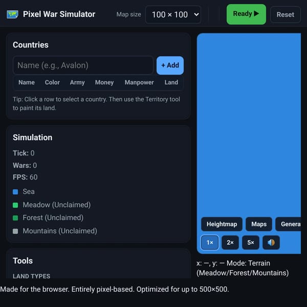 Pixel War Simulator