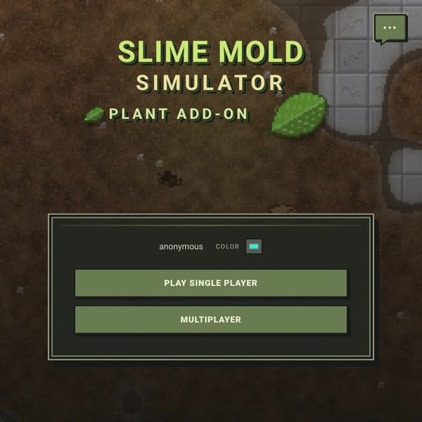 Slime Mold Simulator (plant add-on)