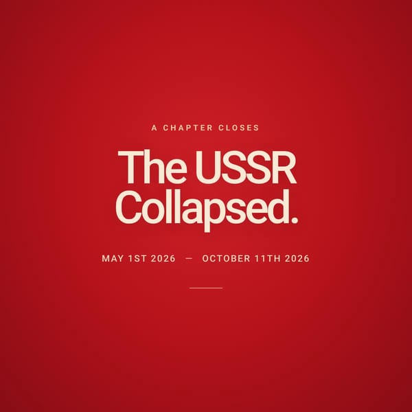 The USSR Collapsed