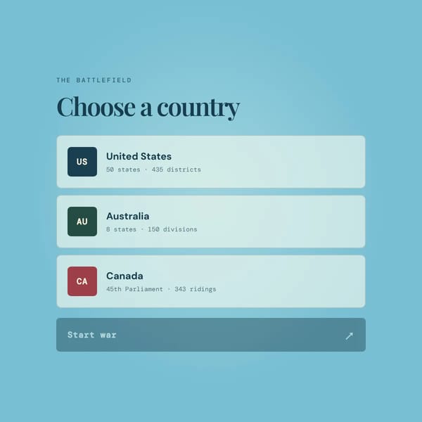 English speaking election battle Royale