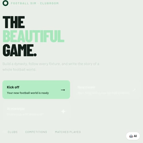 Football Sim
