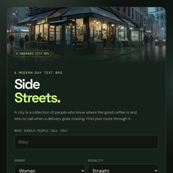 Side Streets