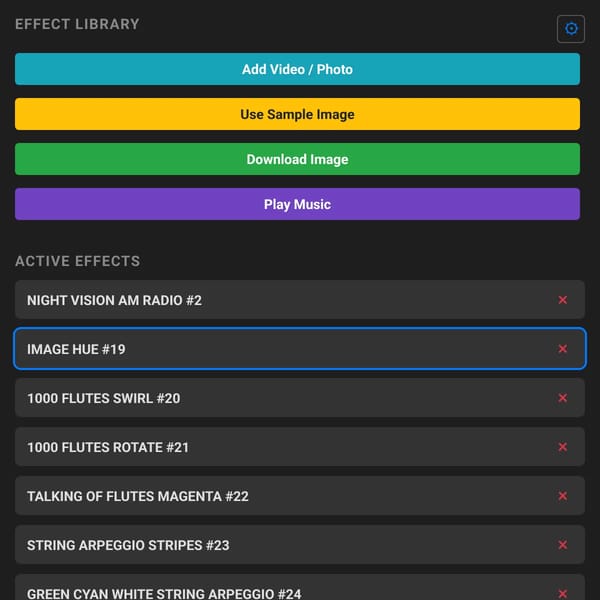 Image Effect Stack