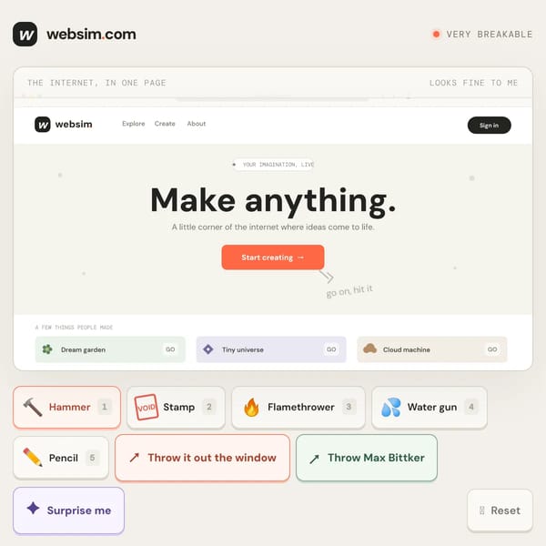 Stress but Websim