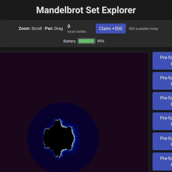 Mandelbrot Explorer
